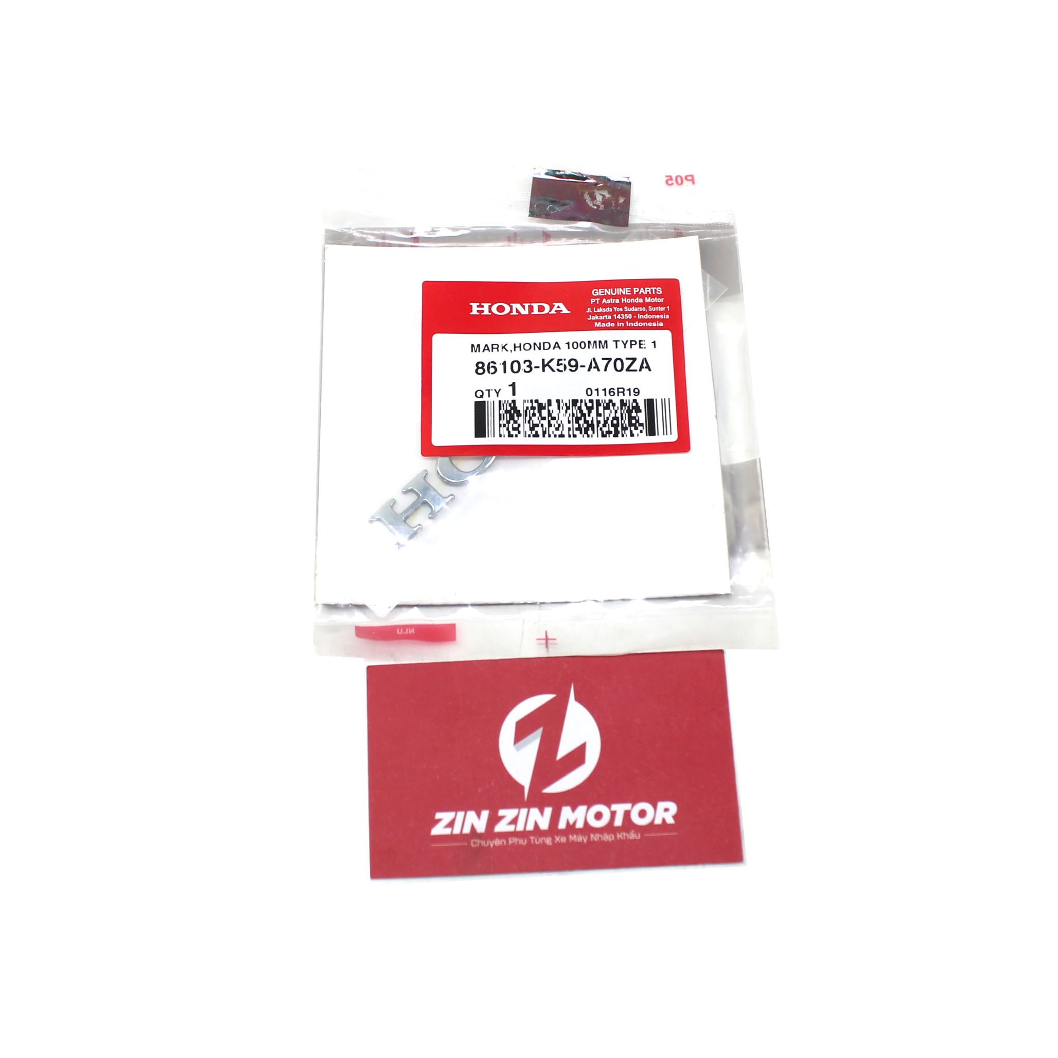 Chữ Nổi Honda Dán Yếm - Vario 150 2019, Vario 125 2019, Click 150i 2019, Click 125i 2019