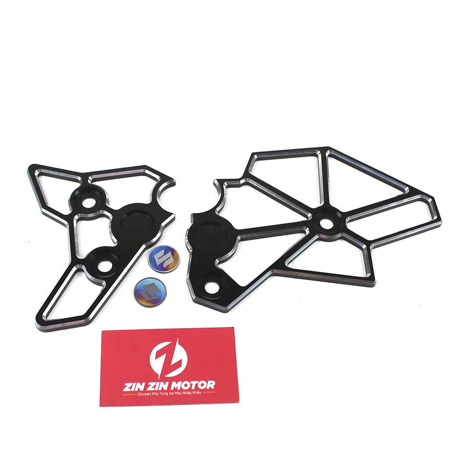 Nẹp Sườn Đen CNC - Raider FI, Satria FI