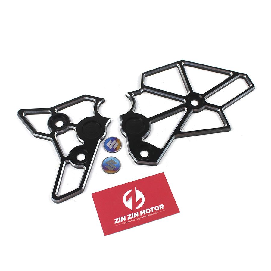 Nẹp Sườn Đen CNC - Raider FI, Satria FI