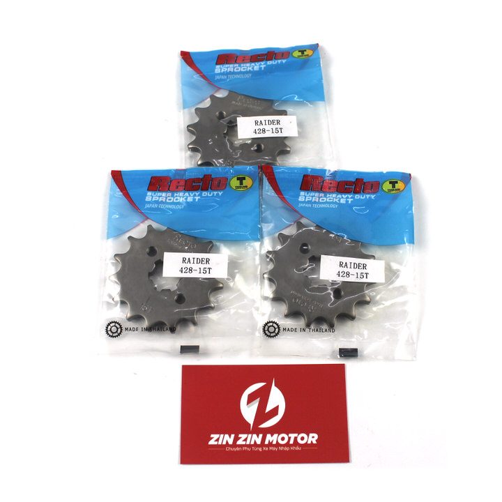 Nhông Recto 15T - Satria FI, Raider FI, Raider Xăng Cơ, Raider 2009 K9, Raider 2006 K6 4 Nhông Recto 15T - Satria FI, Raider FI, Raider Xăng Cơ, Raider 2009 K9, Raider 2006 K6