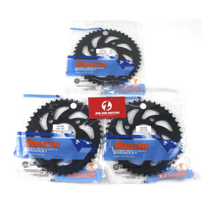 Dĩa Recto 44T - Sonic 150R, Winner, Winner X, Supra GTR 4 Dĩa Recto 44T - Sonic 150R, Winner, Winner X, Supra GTR