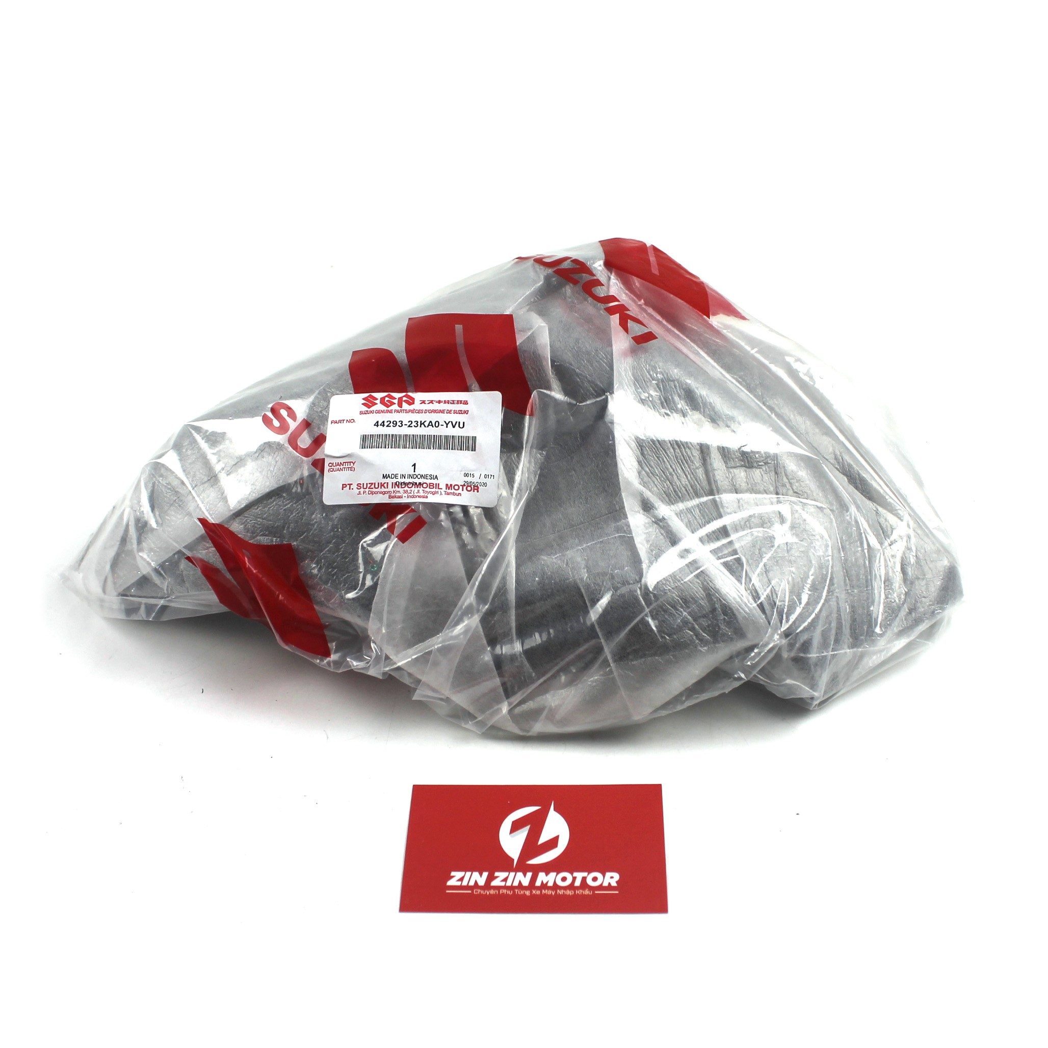 Ốp Bình Xăng Trái Đen Bóng - GSX S150, Bandit 150