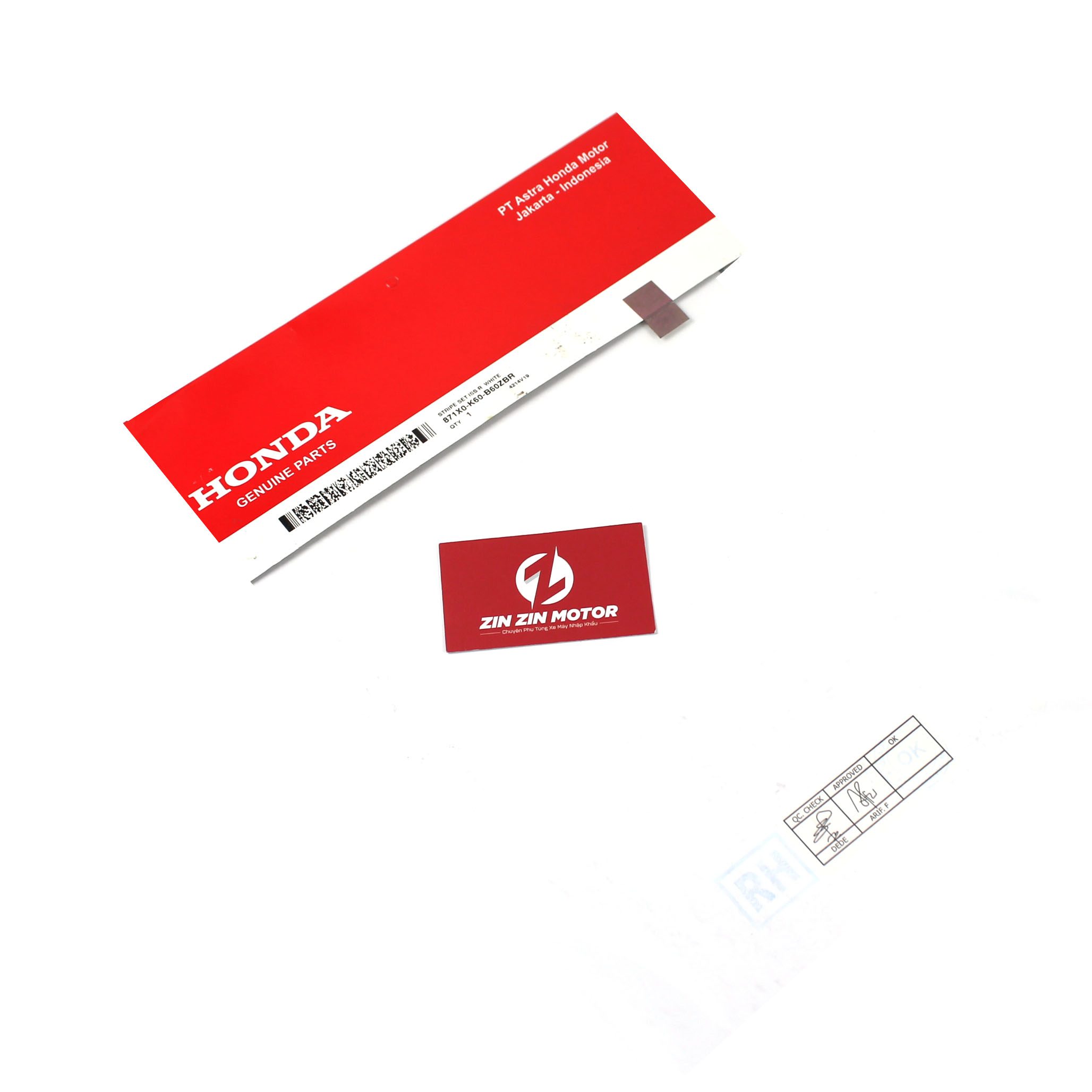 Tem Trắng Đỏ Phải - Vario 125 2019 2 Tem Trắng Đỏ Phải - Vario 125 2019
