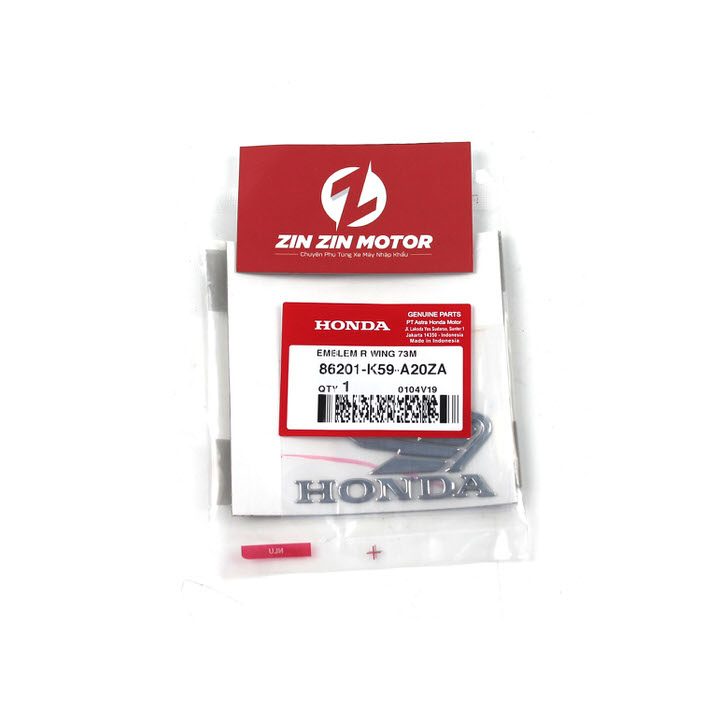 Tem Cánh Chim Honda Phải 73 mm - Vario 150 2017, Vario 125 2017 2 Tem Cánh Chim Honda Phải 73 mm - Vario 150 2017, Vario 125 2017