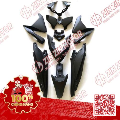Bộ Dàn Áo Click 125i 2017 Đen Nhám
