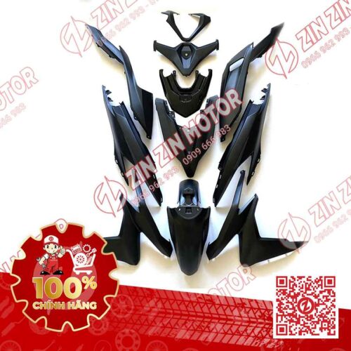 Bộ Dàn Áo Click 150i 2018, Click 125i 2018 Đen Nhám