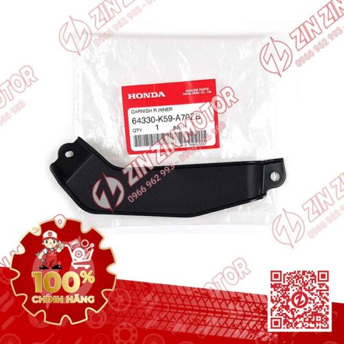 Pát Nhựa Nhám Yếm Phải Click 150i 2019, Vario 150 K59J Đen