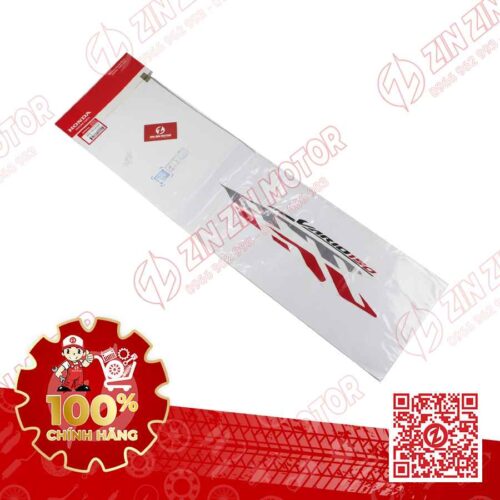 Tem Bụng Sau Phải Vario 150 K59J Trắng Đỏ