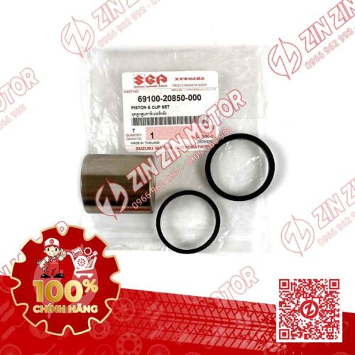 Bộ Piston Heo Thắng Sau GSX R150, GSX S150, Bandit 150, Raider Xăng Cơ
