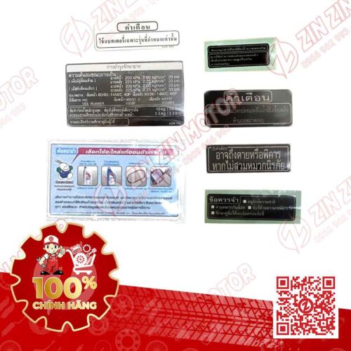 Bộ Tem Thông Số Click 125i 2014