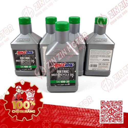 Nhớt Amsoil Metric Synthetic 10W30 946mL