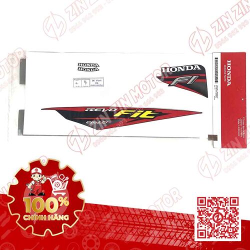 Tem Trái CB150R K15M Trắng Đỏ Racing