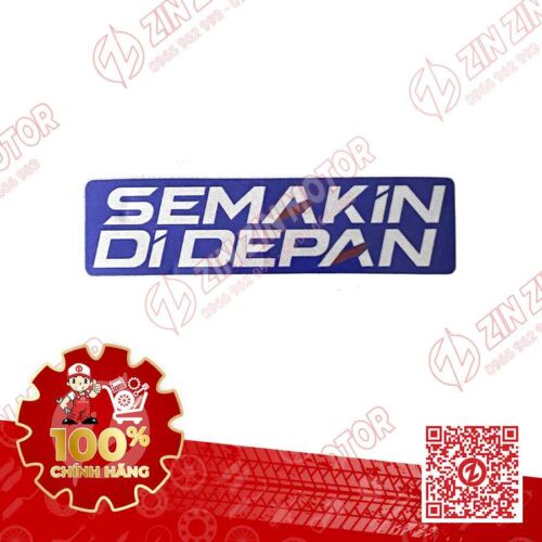 Tem Chữ SEMAKIN DI DEPAN Mặt Nạ Biển Số MX King 150 Movistar 2019