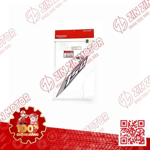 Tem Lườn Trước Phải Sonic 150R K56 Đỏ Trắng Đen