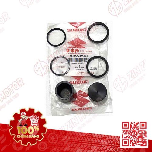 Bộ Piston Heo Dầu Thắng Trước GSX R150 , GSX S150 , Bandit 150 Kèm Ron