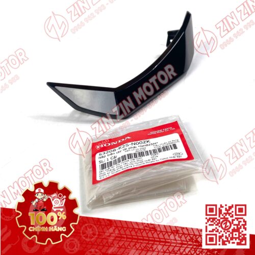 Ốp Nắp Trên Tay Lái, Tai Thỏ Vario 160, Click 160 Phải Đen Bóng NHB25M