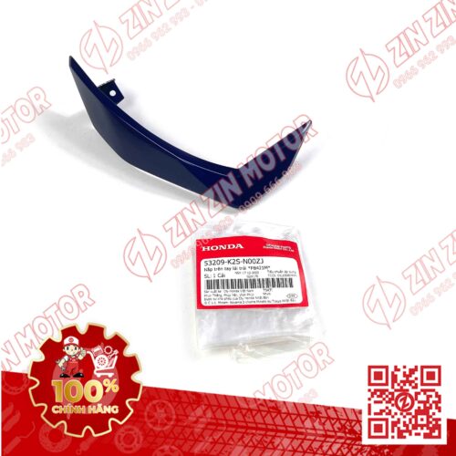 Ốp Nắp Trên Tay Lái, Tai Thỏ Vario 160, Click 160 Trái Xanh Dương PB421M
