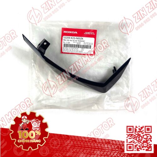 Ốp Nắp Trên Tay Lái, Tai Thỏ Vario 160, Click 160 Trái Đen Bóng NHB25M