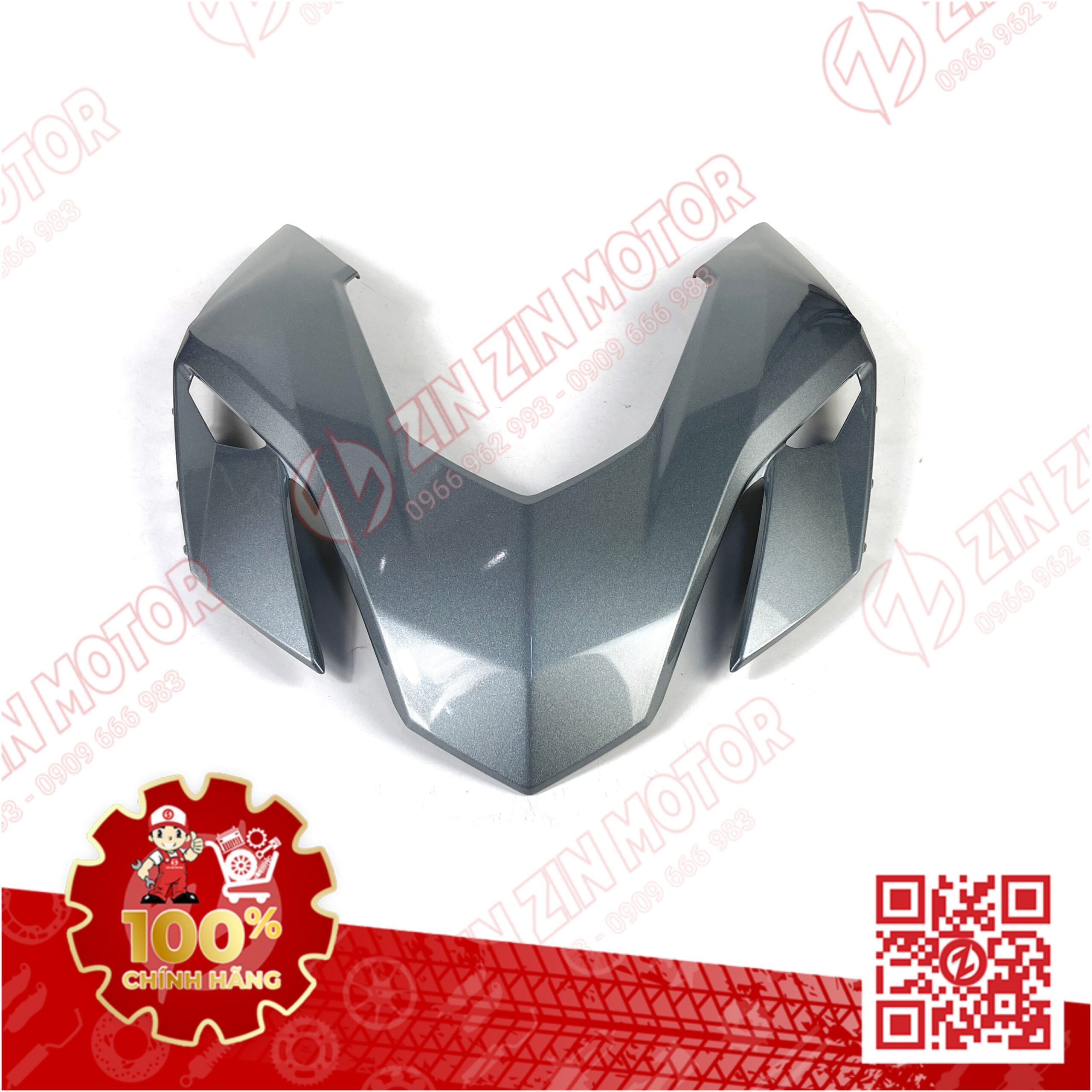 64301-K2P-V60ZC MẶT NẠ TRƯỚC WN V3 BẠC (BẢN ĐEN BẠC 2022) VN (3)