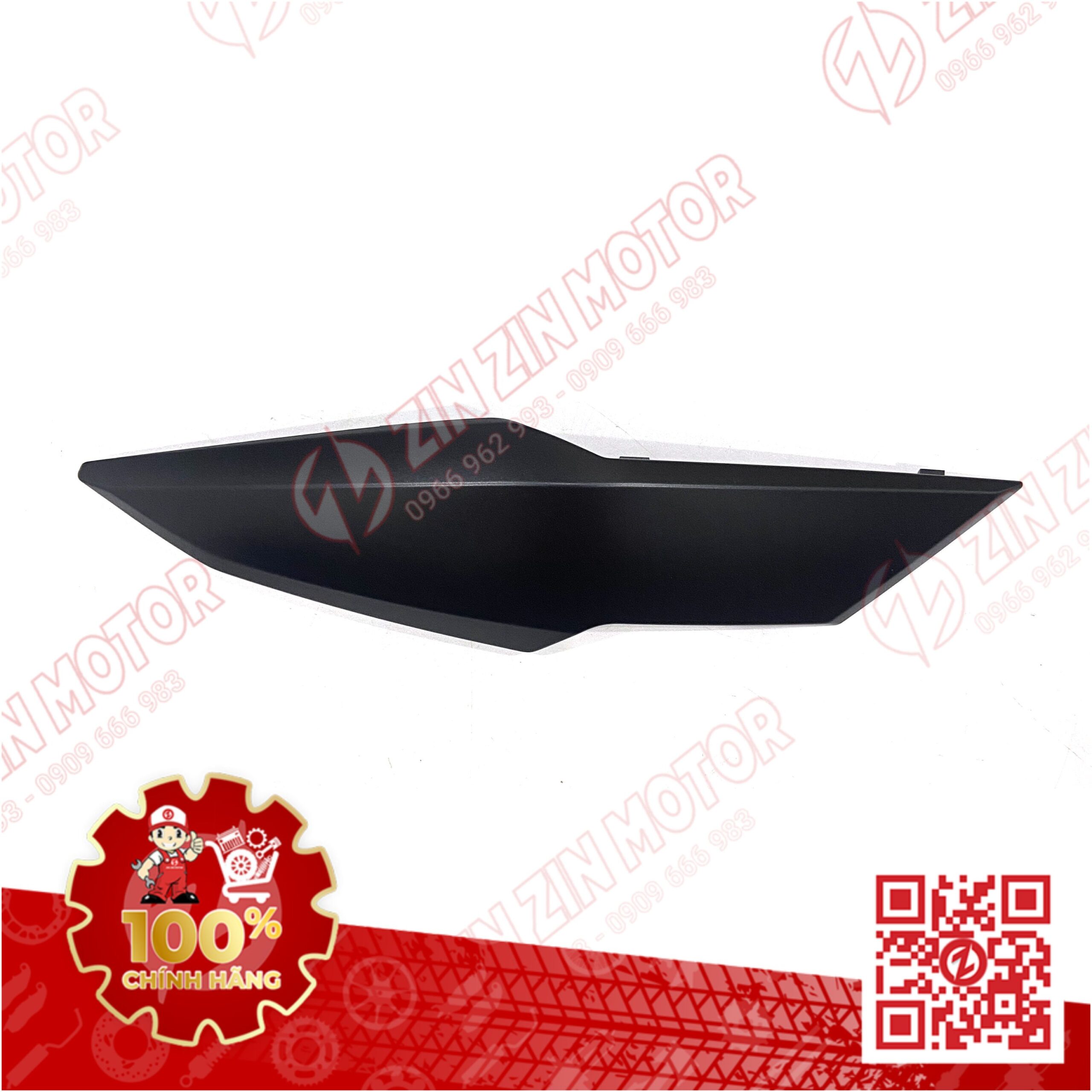 64350-K2P-V60ZF ÔP MẶT NẠ TRƯỚC WN V3 PHẢI ĐEN NHÁM (BẢN ĐEN VÀNG 2022 ABS) VN (5)