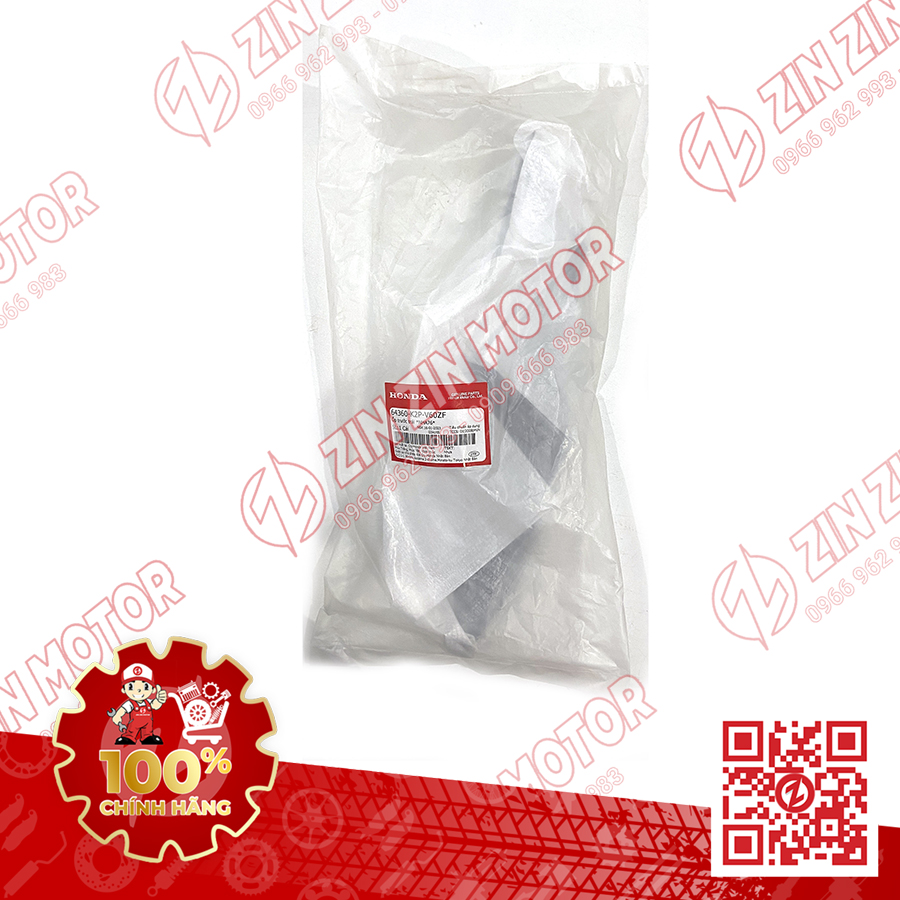 64360-K2P-V60ZF ÔP MẶT NẠ TRƯỚC WN V3 TRÁI ĐEN NHÁM (BẢN ĐEN VÀNG 2022 ABS) VN (a)