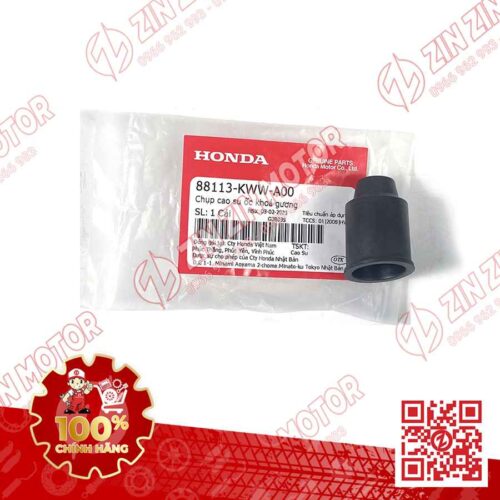 Chụp Cao Su Bọc Chân Gương Winner V1, Winner X V2 V3, RS150 V1 V2 V3 ; WAVE RSX 2019 2020 2021 2022 2023 , WAVE ALPHA 2017 - 2023 2024 - 2025, WAVE BLADE 110 88113KWWA00 CHÍNH HÃNG