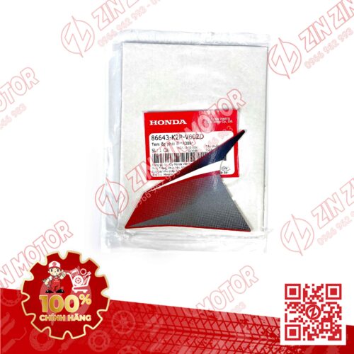 Tem Cánh Yếm Trước Winner X V3 2022+ Phải Miếng Nhỏ Đỏ Đen Phiên Bản Tiêu Chuẩn