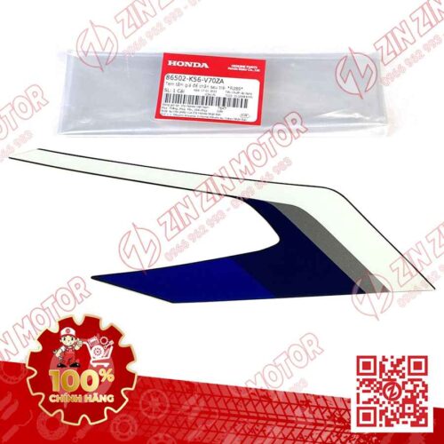 Tem Lườn Giữa Winner X V2 2019+ Trái Phía Sau Đỏ HRC 2020 Phiên Bản Đường Đua