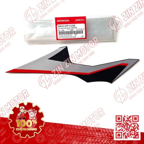 Tem Cánh Yếm Winner X V2 2019+ Trái Miếng Nhỏ Đen Bóng 2020 Phiên Bản Thể Thao