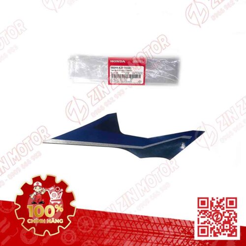 Tem Cánh Yếm Winner X V2 2019+ Trái Miếng Nhỏ Xanh Đen 2020 Phiên Bản Thể Thao