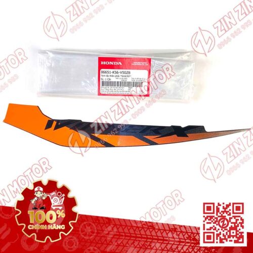 Tem Bụng Sau Winner X V2 2019+ Phải Đen Cam 2019 Phiên Bản Thể Thao