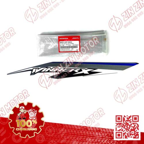 Tem Bụng Sau Winner X V3 2022+ Phải Đen Bạc 2022 Phiên Bản Tiêu Chuẩn
