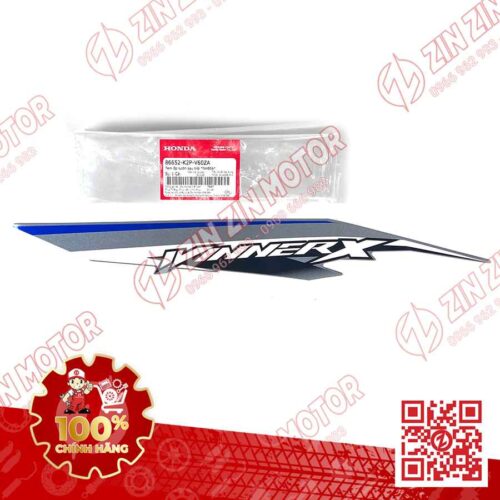 Tem Bụng Sau Winner X V3 2022+ Trái Đen Bạc 2022 Phiên Bản Tiêu Chuẩn