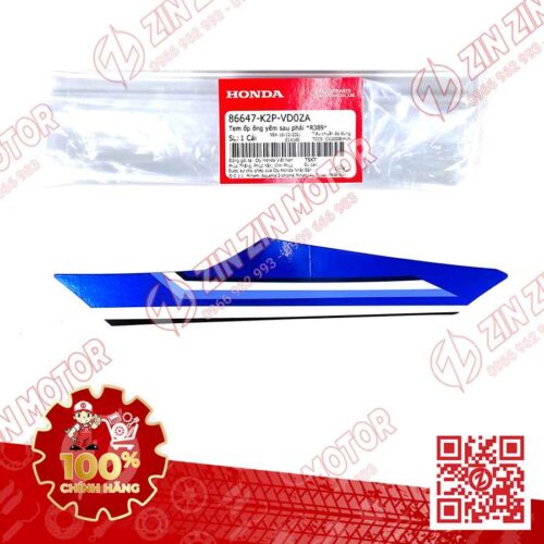 Tem Lườn Giữa Winner X V3 2022+ Phải Miếng Nhỏ  Đỏ Trắng Đen HRC 2023 Phiên Bản Thể Thao