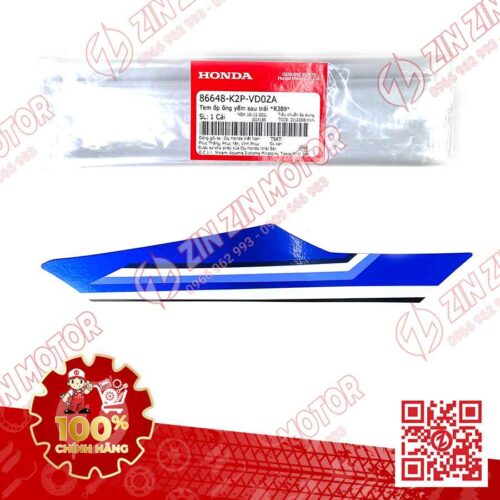 Tem Lườn Giữa Winner X V3 2022+ Trái Miếng Nhỏ  Đỏ Trắng Đen HRC 2023 Phiên Bản Thể Thao