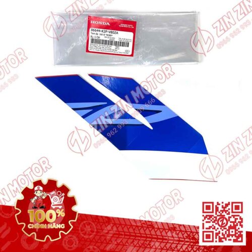 Tem Cánh Yếm Trước Winner X V3 2022+ Phải Miếng Nhỏ Đỏ Đen HRC 2022 Phiên Bản Thể Thao