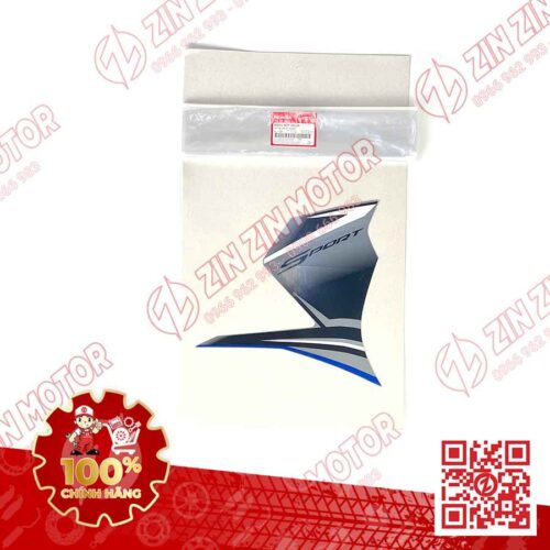 Tem Cánh Yếm Trước Winner X V3 2022+ Phải Miếng Lớn Đen Bạc Phiên Bản Tiêu Chuẩn