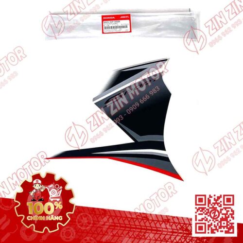 Tem Cánh Yếm Trước Winner X V3 2022+ Phải Miếng Lớn Trắng Đen Phiên Bản Tiêu Chuẩn