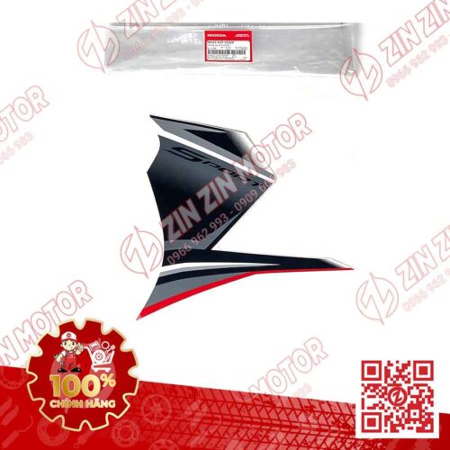 Tem Cánh Yếm Trước Winner X V3 2022+ Trái Miếng Lớn Trắng Đen Phiên Bản Tiêu Chuẩn