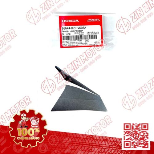 Tem Cánh Yếm Trước Winner X V3 2022+ Trái Miếng Nhỏ Đen Bạc Phiên Bản Tiêu Chuẩn