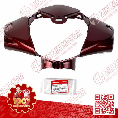 Nắp Trước Tay Lái, Ốp Đầu Trước Đỏ Đô Xe Lead 125 2022 2023+ Chính Hãng Honda
