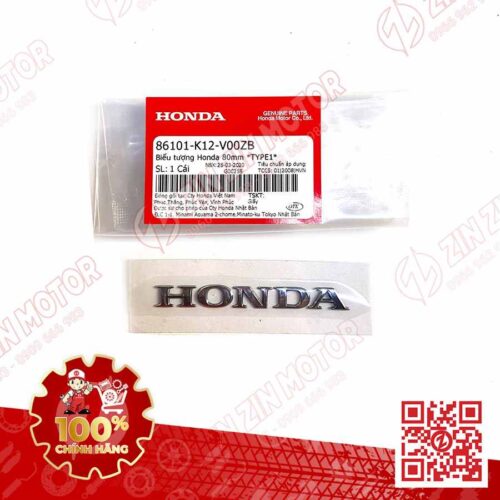 Tem Chữ Nổi Honda 80mm Đỏ Xe Lead 125 Chính Hãng Honda