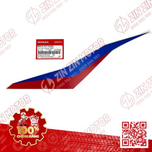 Tem Mặt Nạ Trước Winner X V3 2022+ Phải Miếng Trên Đỏ Trắng Đen HRC 2023 Phiên Bản Thể Thao