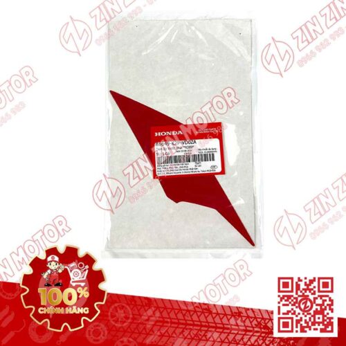 Tem Mặt Nạ Trước Winner X V3 2022+ Phải Miếng Dưới Đỏ Trắng Đen HRC 2023 Phiên Bản Thể Thao