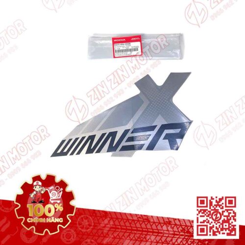 Tem Cánh Yếm Winner X V2 2019+ Phải Miếng Lớn Bạc Đỏ Đen 2019 Phiên Bản Thể Thao