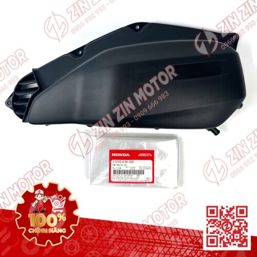 Nắp Pô E, Ốp Lọc Gió AB 150 2020, AirBlade 125 2016 2017 2018 2019 2020 2021 17245K36J00 Chính Hãng Honda