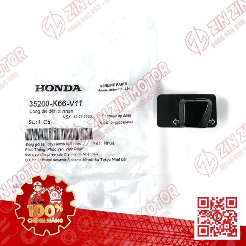 Nút Công Tắc Xi Nhan Xe AirBlade 160/150/125, AB 2016 - 2023+, Lead 125 2017 - 2023+, SH Mode 2020, Vision 2022 35200K66V11 Chính Hãng Honda