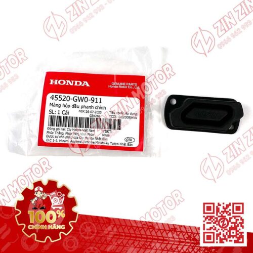 Màng Hộp Dầu Phanh Thắng Trước Winner X V3 V2, Winner V1, WINNER X V4 2024  AirBlade 160/150/125, AB 110, Vision, Vario 160, Click 160, Future 2014 -2017, Future 2018+,Wave RSX 110 2019+, Vario 2017, Sonic 150R, Scoopy, CBR 150R, CBR 250RR, CB150R, BeAT, RS150 V1 V2 V3 , WAVE RSX 2019 2020 2021 2022 2023, WAVE BLADE 110 45520GW0911 CHÍNH HÃNG