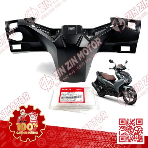 Bợ Cổ Sau, Nắp Sau Tay Lái AB Air Blade 2022+, AirBlade 160 Đen Nhám NHA76M 53115K2ZV00ZC Chính Hãng Honda
