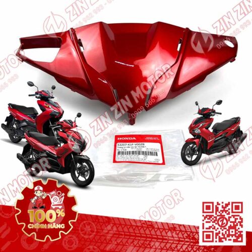 Trang Trí Nắp Tay Lái, Ốp Đầu AB Air Balde 2020+, AirBlade 125 Đỏ R340C 53207K1FV00ZB Chính Hãng Honda